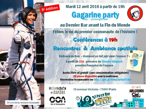 Gagarine party - 5e édition à Paris - au Dernier Bar avant la Fin du Monde
