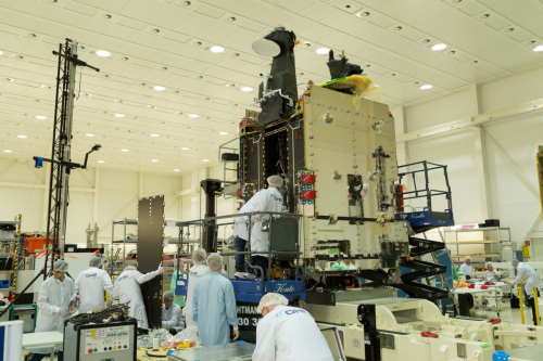 Le premier satellite SmallGEO d'OHB en essais chez IABG
