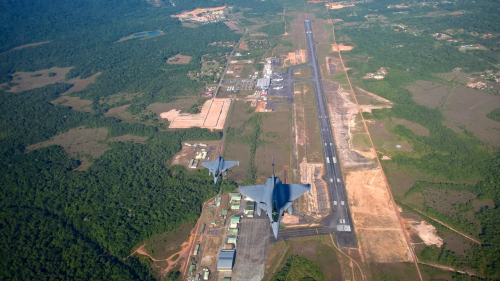 Urubu : exercice de protection aérienne du site de Kourou