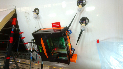Bourget 2017 : un robot pour réparer les matériaux composites