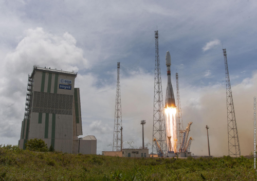 Arianespace launches O3b sats on Soyuz