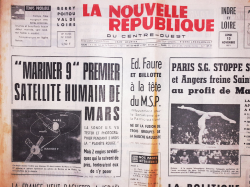 Il y a 50 ans, Mariner 9, le premier « satellite humain de Mars »