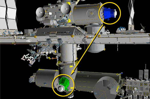 Déplacement du port PMA 3 de l’ISS
