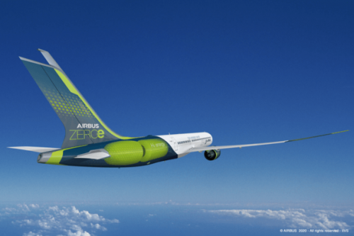 Avion décarboné : Airbus lance le projet GOLIAT