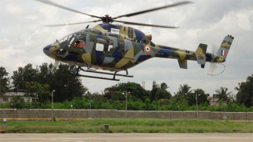 Premier vol de l'hélicoptère indien LUH