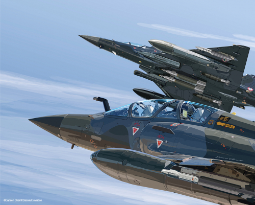L'Armée de l'Air et de l'Espace perçoit son premier Mirage 2000D rénové