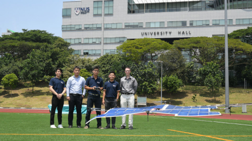 Singapore students fly solar-powered drone