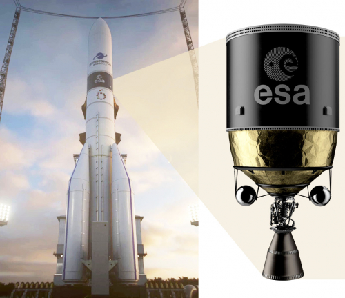 Un nouvel étage « noir » pour Ariane 6