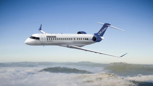 Bombardier lance le CRJ550, un biréacteur régional de 50 places
