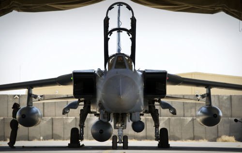 La Royal Air Force teste le système BriteCloud sur Tornado