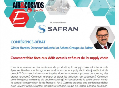 Conférence avec Olivier Horaist, Directeur Industriel et Achats, Groupe Safran