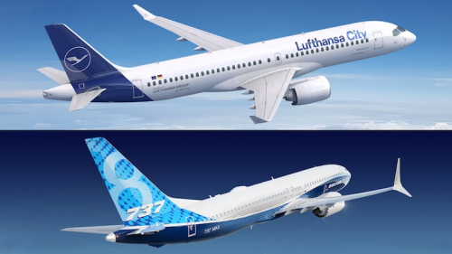 Le groupe Lufthansa commande ferme 80 Airbus A220-300 et Boeing 737 MAX