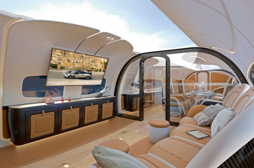 Airbus Corporate Jets dévoile la cabine Infinito pour l'ACJ319neo