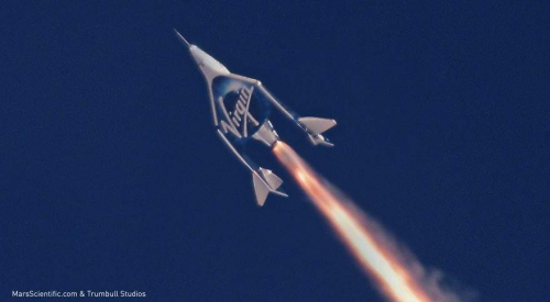 Second vol propulsé pour le SpaceShipTwo