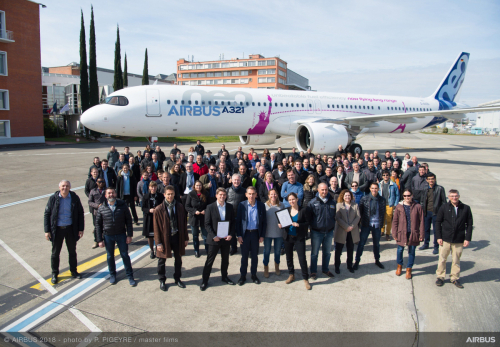 L'Airbus A321 sera aussi assemblé à Toulouse