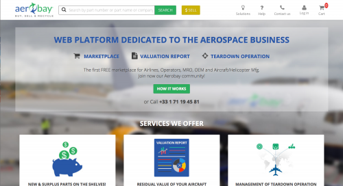 Aerobay, "Place de marché digitale de l'aéronautique"