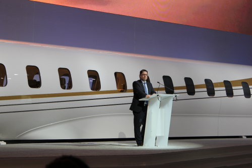 EBACE 2014 : Bombardier avance sur les Global 7000 et 8000