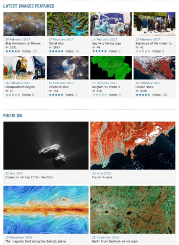 Des images, des vidéos et des données de l’ESA en libre accès