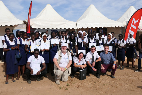 Deux élèves pilotes de l'Enac participent au lancement du premier club aéro du Sénégal