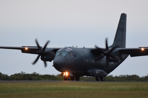 Croix du Sud : Le C-27J à l'oeuvre