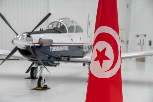 L'Armée de l'air tunisienne réceptionne le premier de ses 8 Texan II