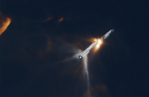 Un second essai du superlanceur de SpaceX très encourageant