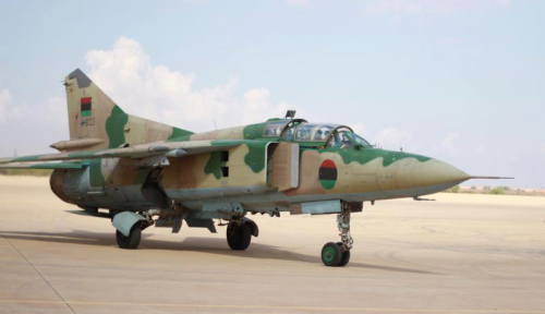 Crash d'un MiG-23 libyen