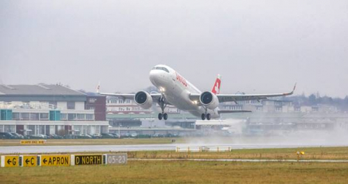 Premier Airbus A320neo pour Swiss