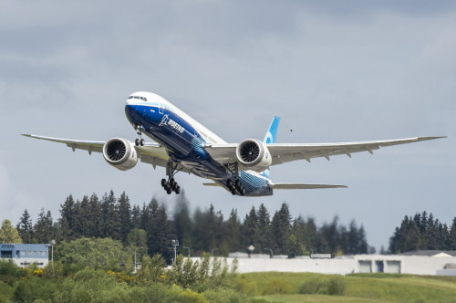 Le deuxième Boeing 777X effectue son premier vol