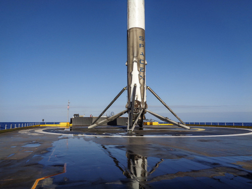 SpaceX : récupération à l’issue d’une mission GTO