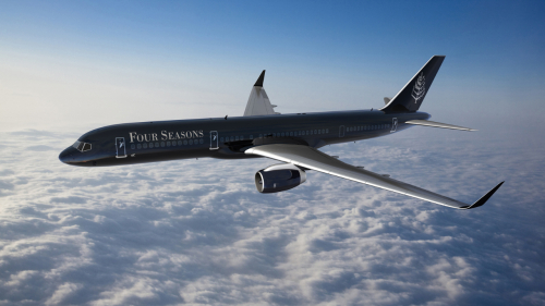 Boeing 757 : l'hôtelier Four Seasons lance les croisières par avion