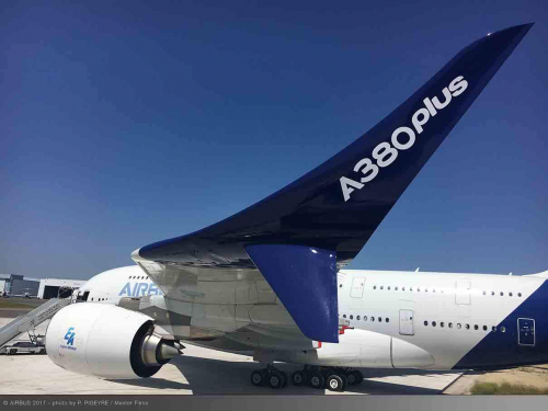 Bourget 2017 : Airbus présente son A380plus
