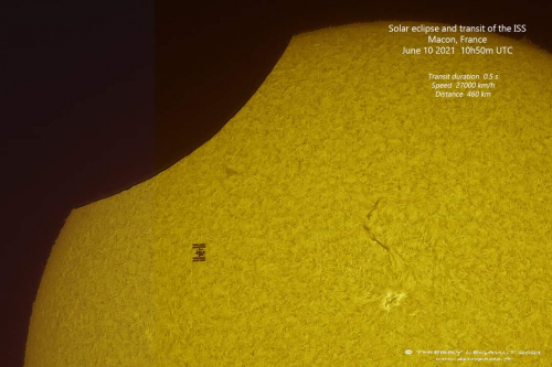Le Soleil avait rendez-vous avec la Lune… et l’ISS