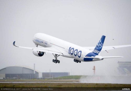 L'Airbus A350-1000 en essais à l'EuroAirport