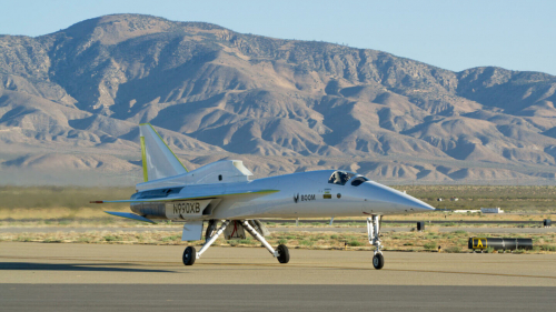 Le XB-1 de Boom Supersonic aux essais au sol
