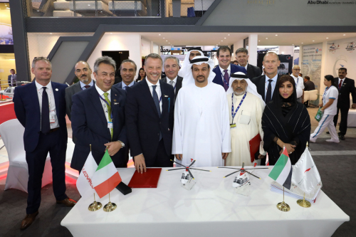 Dubai Airshow 2019 : Leonardo vend cinq hélicoptères de plus à Abu Dhabi Aviation