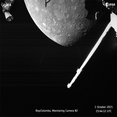 La sonde européenne BepiColombo réalise son premier survol de Mercure