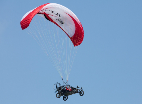Eurosatory 2014  : le buggy volant Pégase a fait son premier vol