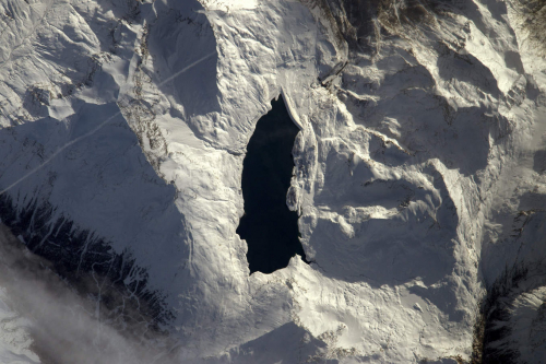 La Terre dans l’oeil de Thomas Pesquet #12 : le lac du Mont-Cenis