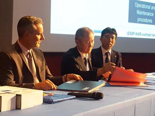 L'ESSP signe un contrat avec la Corée du Sud