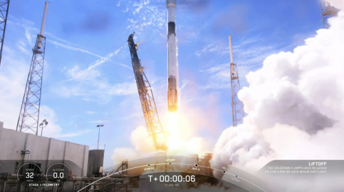 Centième succès d’affilée pour le lanceur Falcon 9 de SpaceX