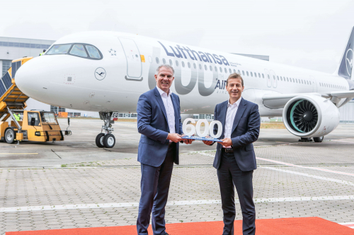 Lufthansa accueille son 600ème Airbus