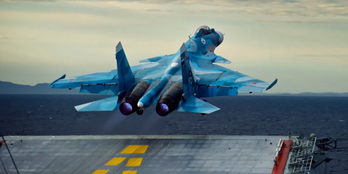 Un Su-33 russe dans l'eau : une vidéo de 2016 fait surface