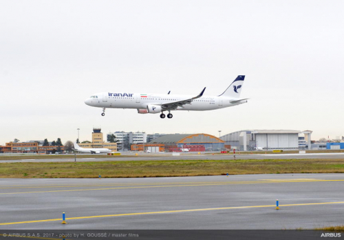 Iran Air réceptionne son premier Airbus