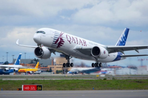 L'Airbus A350 se fait la main à l'EuroAirport