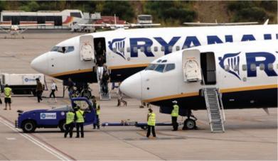 Ryanair : vols en correspondance à Rome Fiumicino