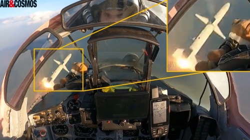 Premières images embarquées du tir d'un AGM-88 HARM depuis un MiG-29 ukrainien
