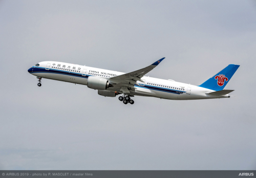 China Southern a reçu son premier Airbus A350-900