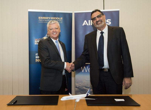 Airbus, Embry-Riddle team up on aviation education