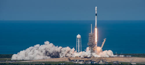 Upgraded Falcon 9 launches satellite for Bangladesh